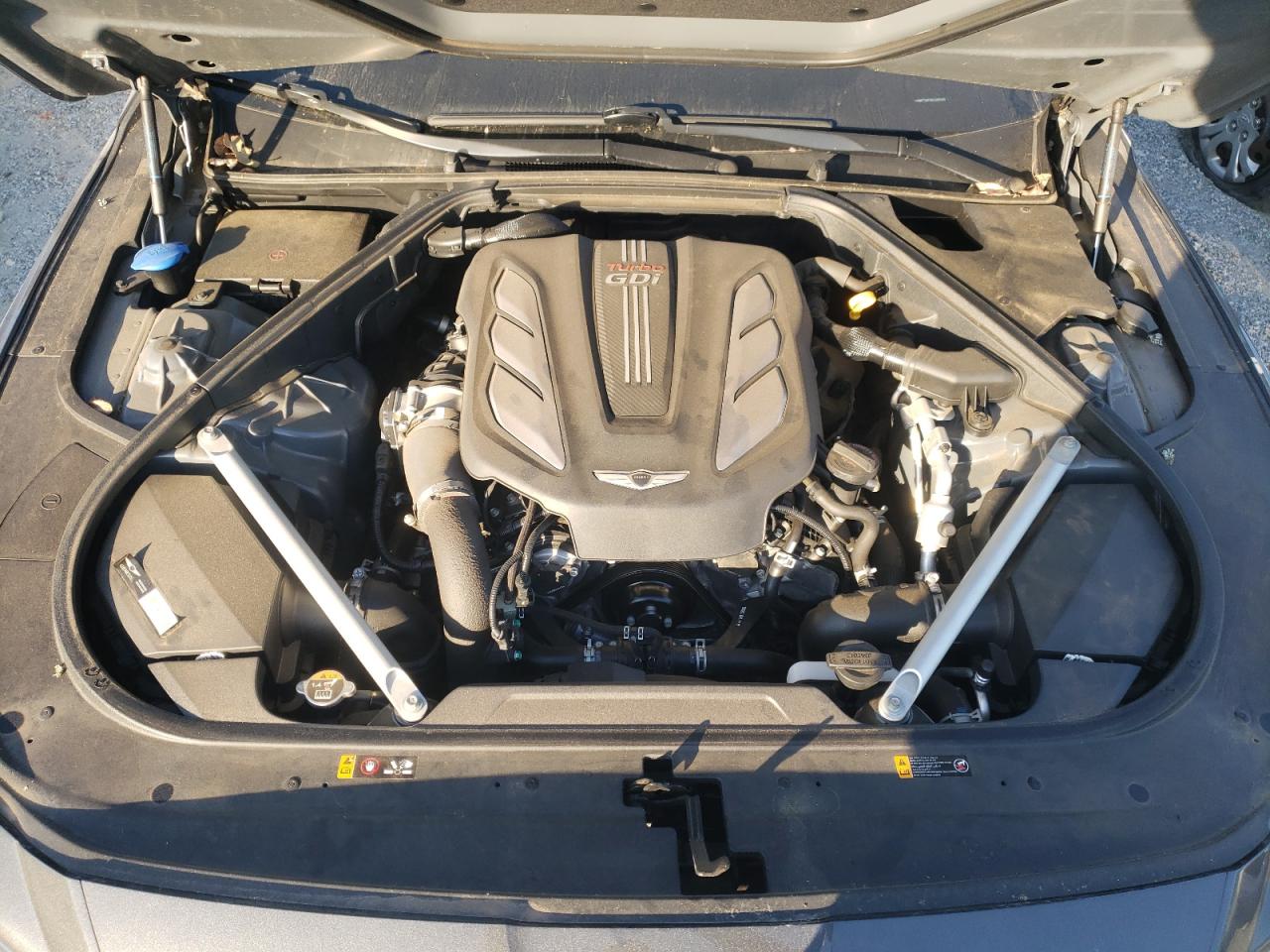2020 Genesis G90 VIN KMTF34PA3LU083249 Copart auction photo, side / minor dent/scratches damage thumbnail 12