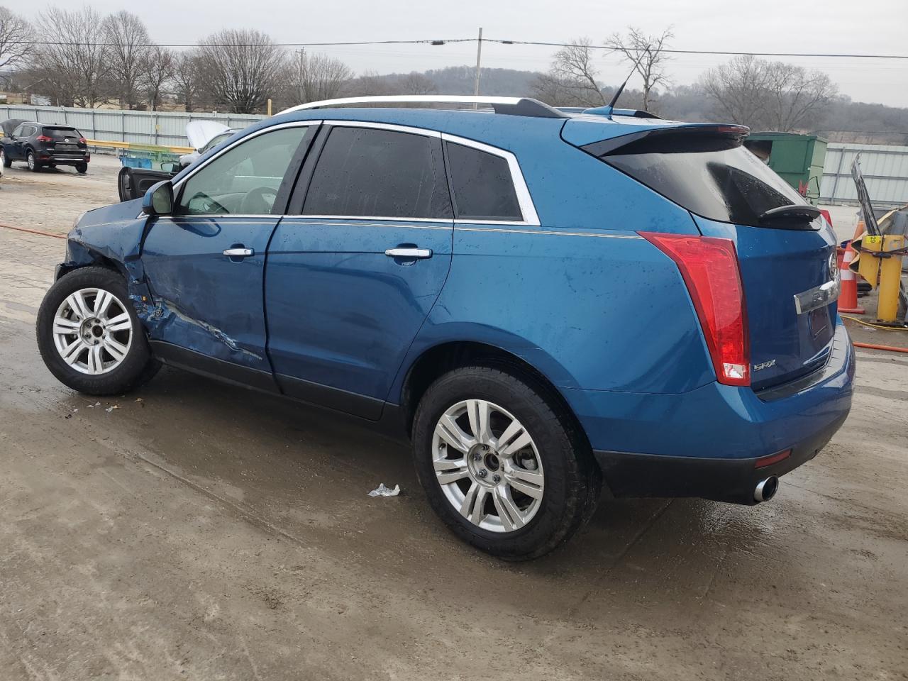 2010 Cadillac SRX VIN 3GYFNAEY6AS622400 Copart auction photo, side / front end damage thumbnail 2