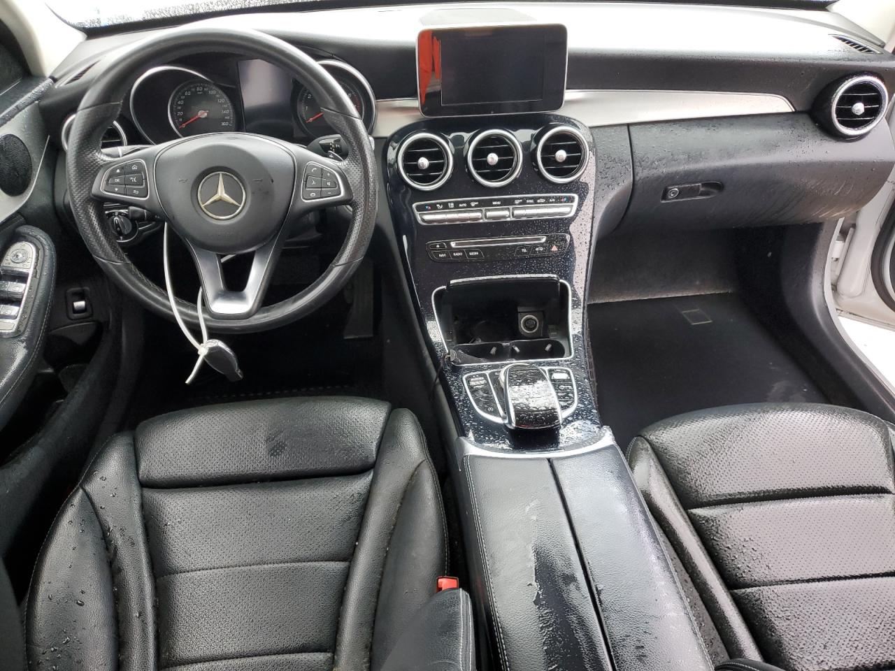 2016 Mercedes-Benz C-klasse VIN 55SWF4JB2GU129139 Copart auction photo, water/flood damage thumbnail 8