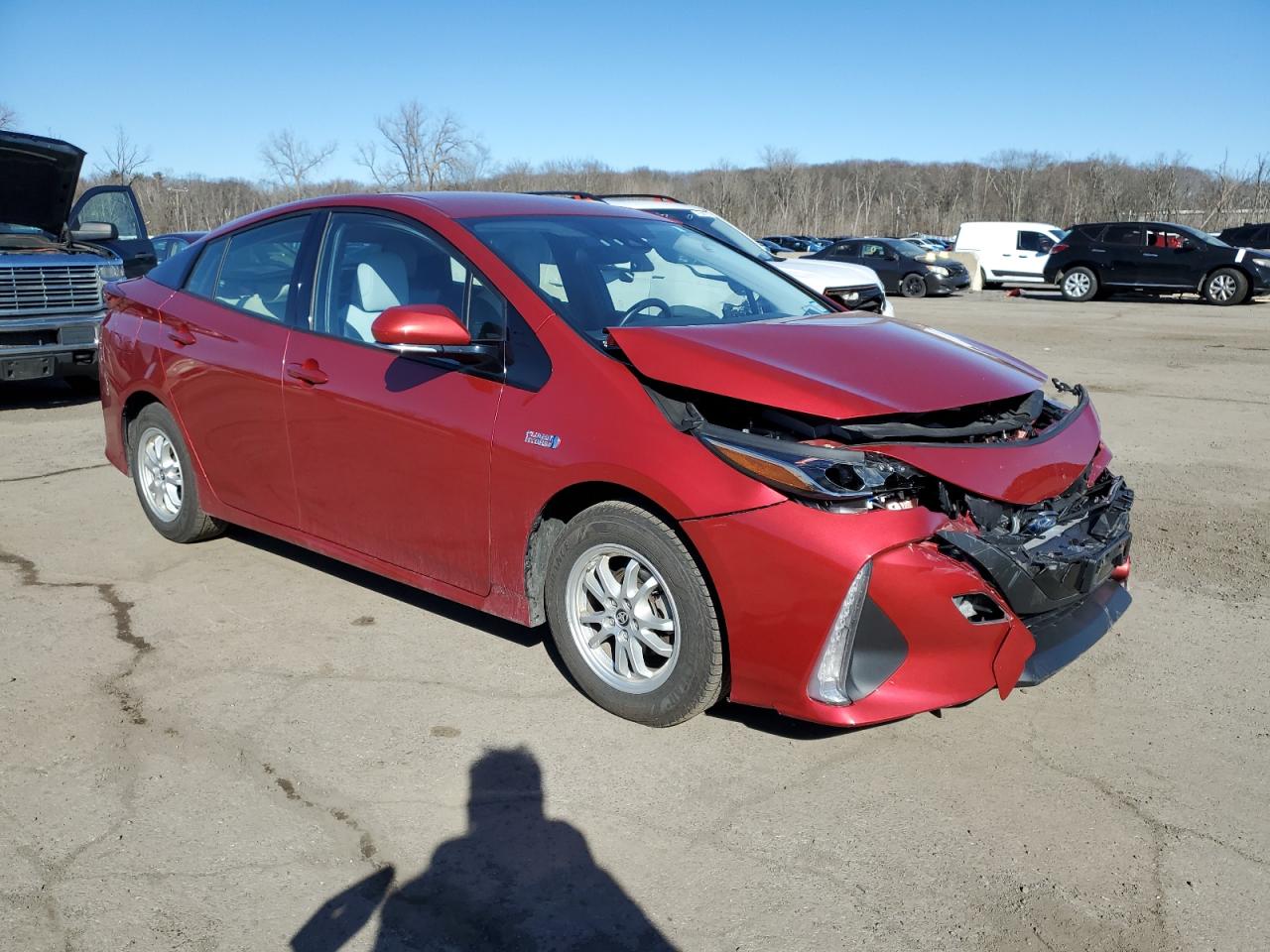 2017 Toyota Prius VIN JTDKARFP5H3037862 Copart auction photo, front end / minor dent/scratches damage thumbnail 4