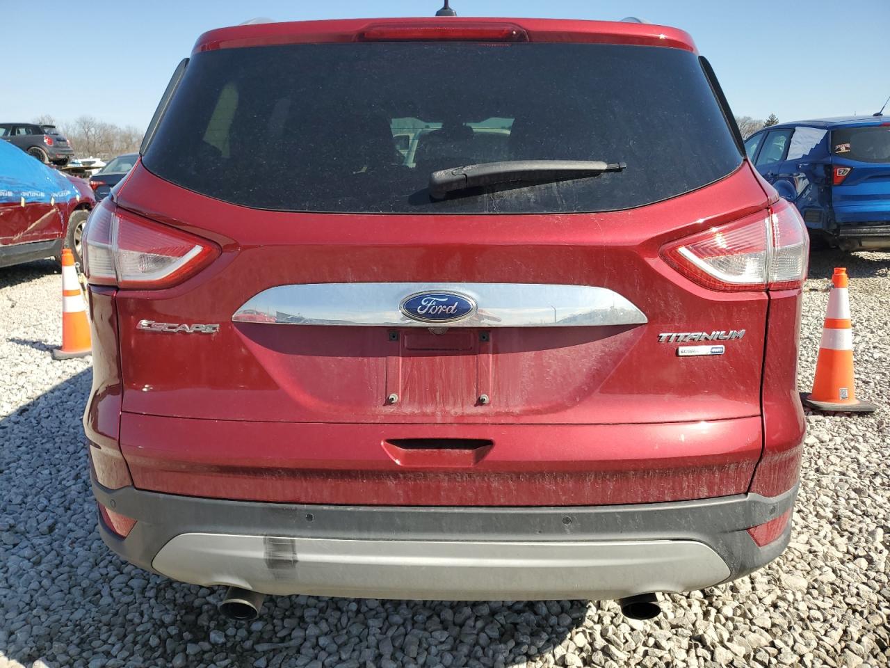 2014 Ford Escape VIN 1FMCU9J91EUD07529 Copart auction photo, front end damage thumbnail 6