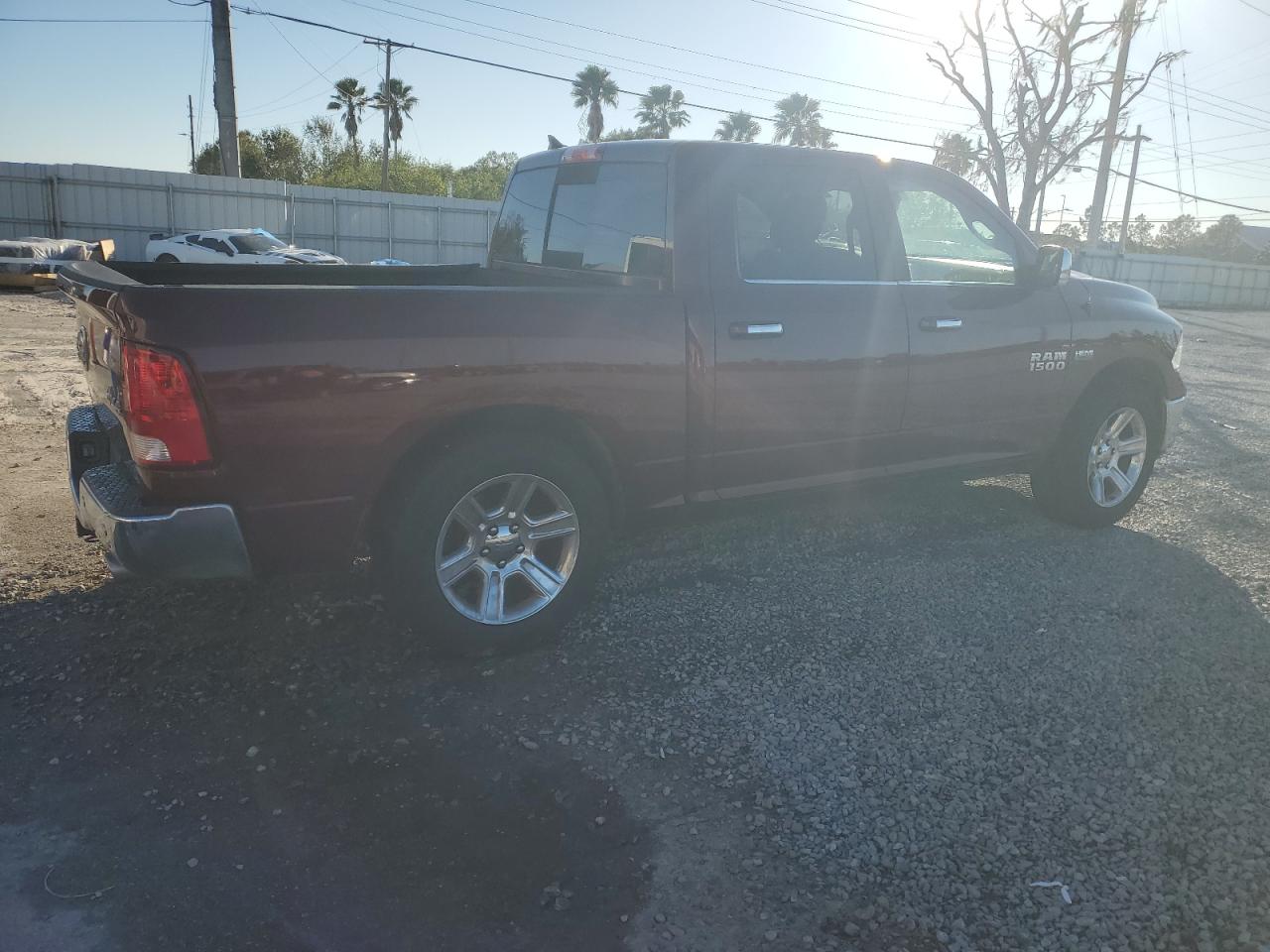 2018 RAM 1500 VIN 1C6RR7LT5JS100054 Copart auction photo, burn damage thumbnail 3