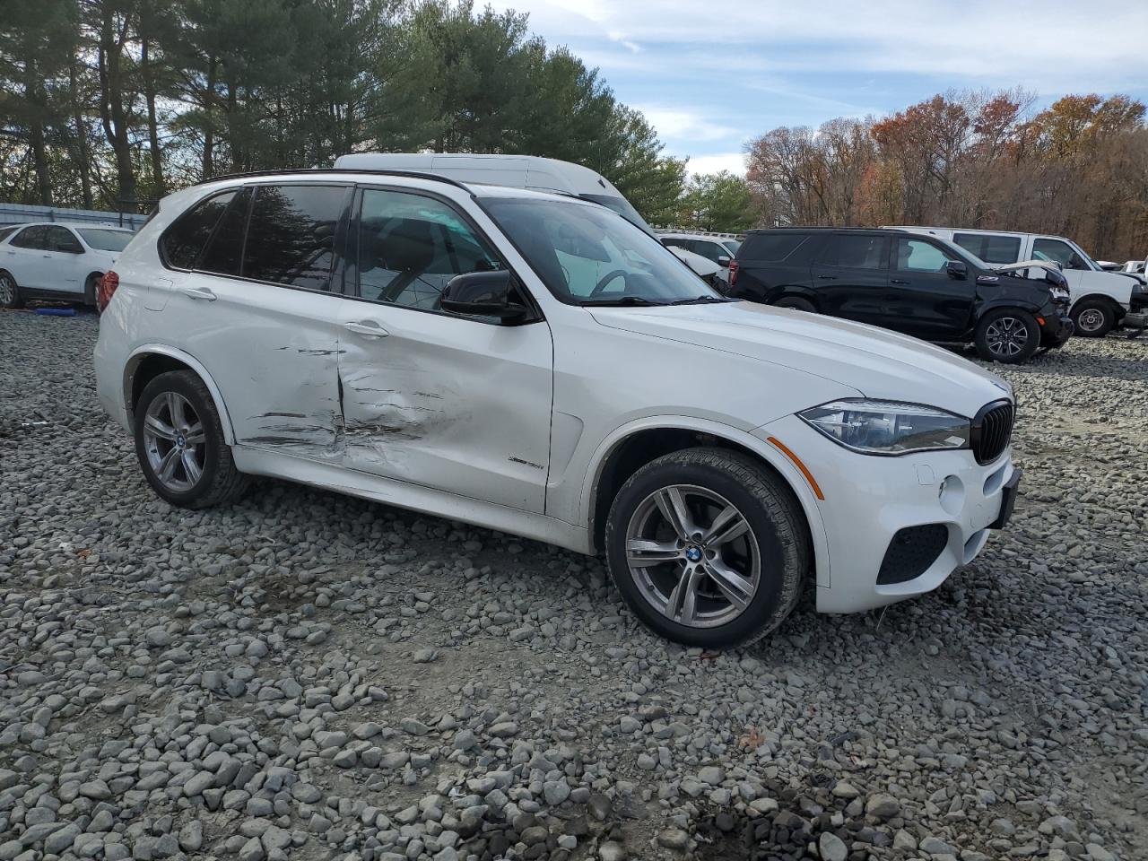 2017 BMW X5 VIN 5UXKR0C39H0V73705 Copart auction photo, side damage thumbnail 4