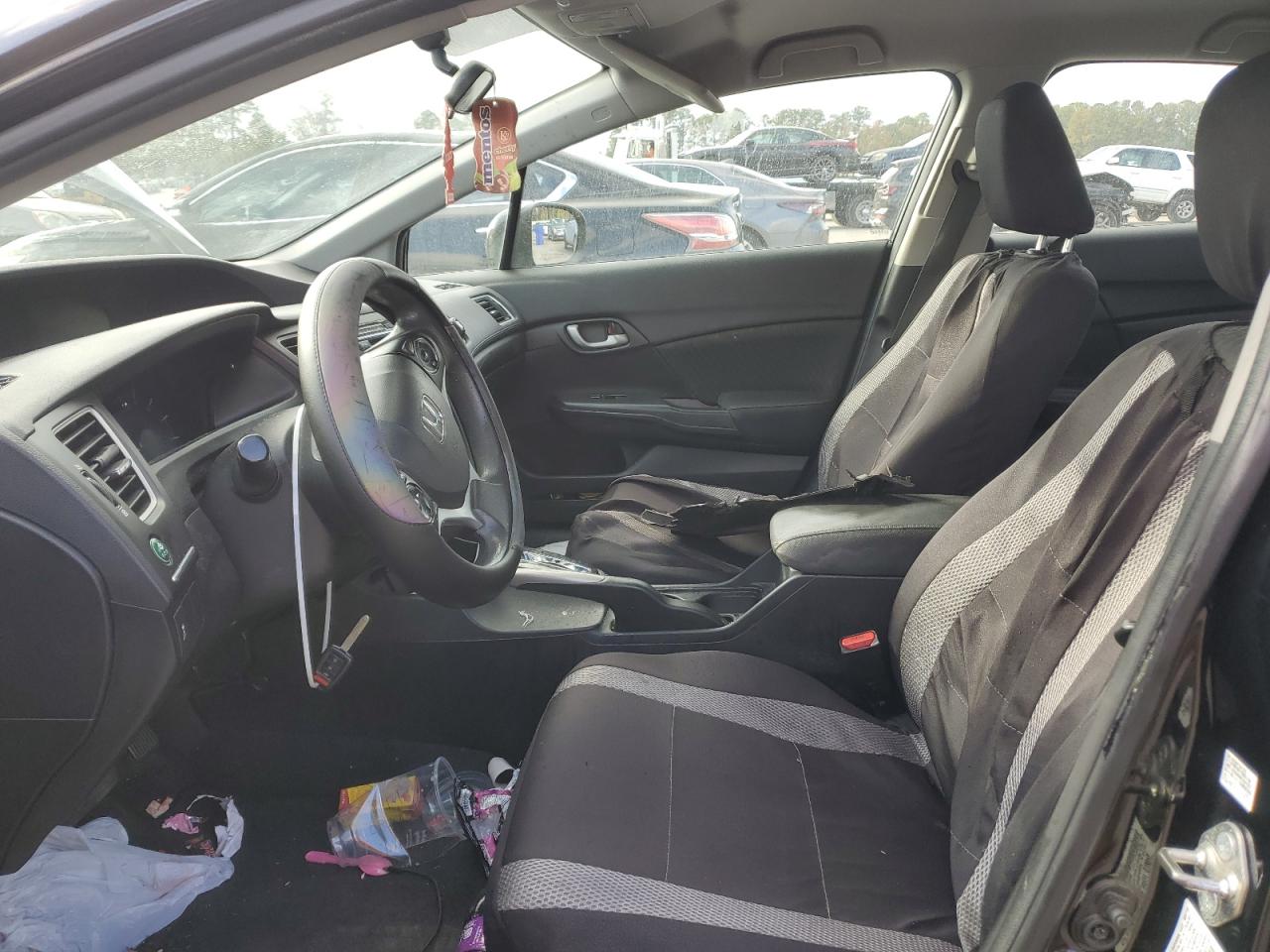 2015 Honda Civic VIN 19XFB2F56FE247459 Copart auction photo, front end / side damage thumbnail 7
