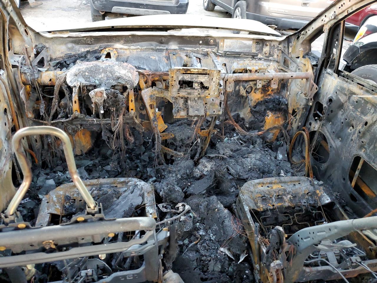 2012 Toyota Sienna VIN 5TDKK3DC1CS228003 Copart auction photo, burn / missing/altered vin damage thumbnail 8
