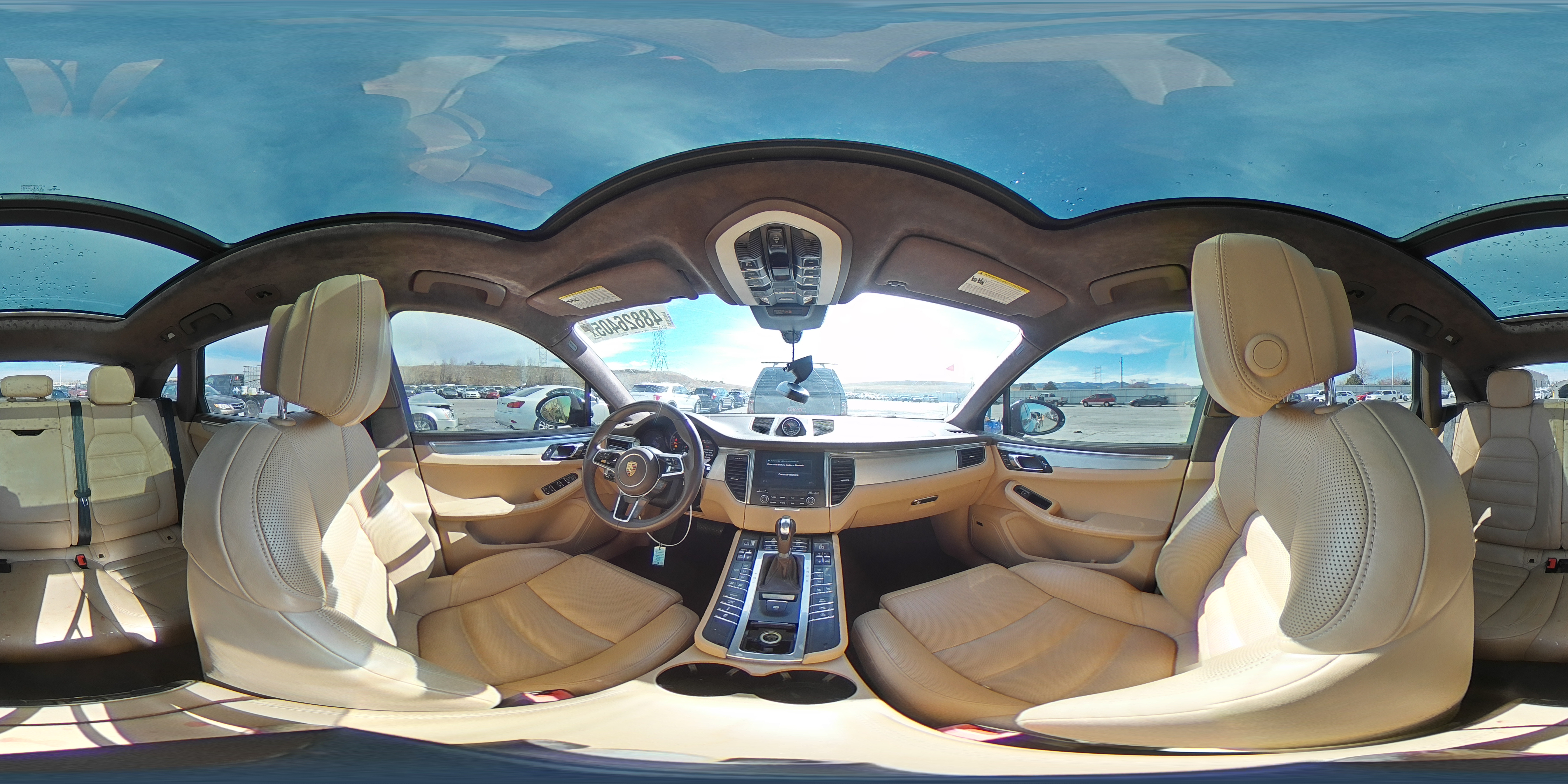 2018 Porsche Macan VIN WP1AF2A54JLB70806 Copart auction photo, front end / hail damage thumbnail 15