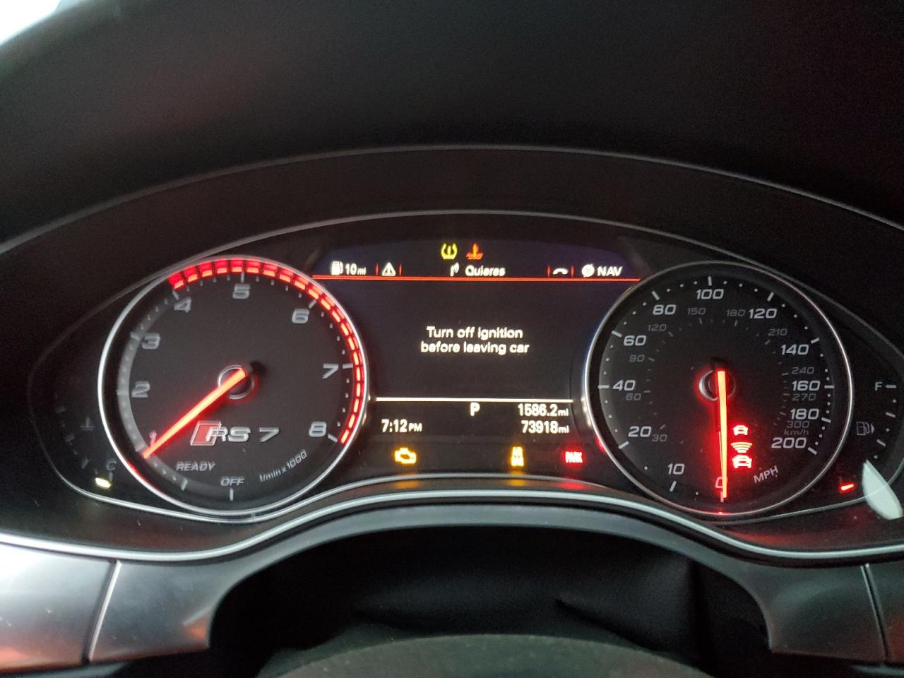2016 Audi S7 VIN WUAW2AFC0GN903602 Copart auction photo, front end damage thumbnail 9