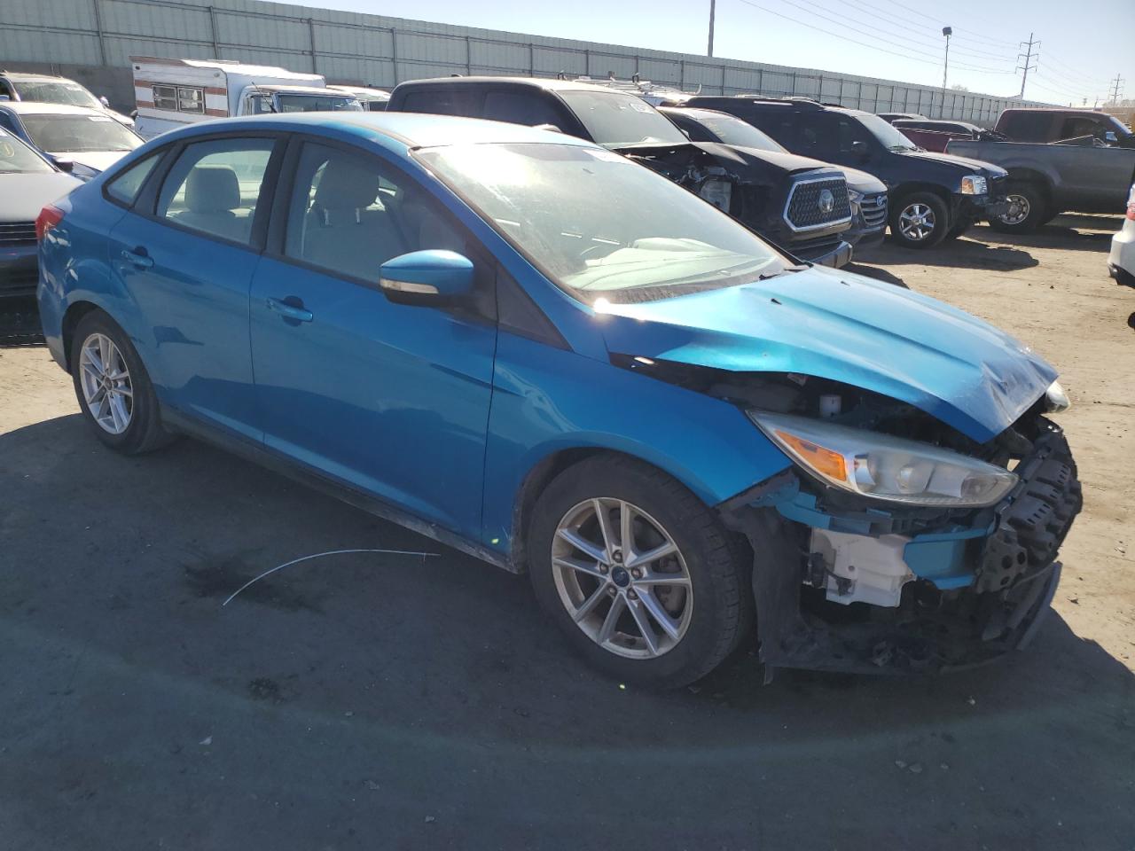 2016 Ford Focus VIN 1FADP3F28GL207497 Copart auction photo, front end damage thumbnail 4