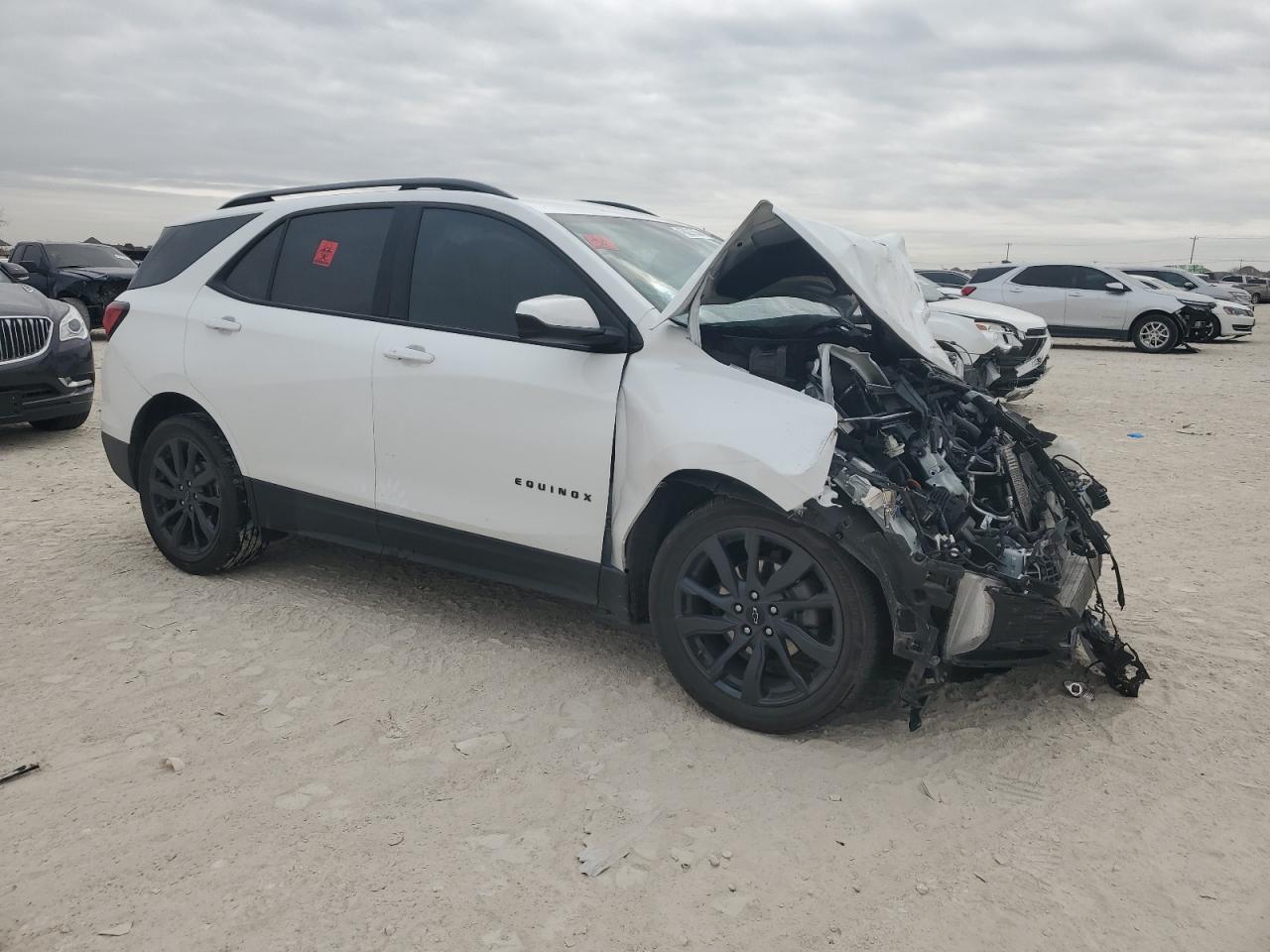 2022 Chevrolet Equinox VIN 3GNAXMEV8NS116646 Copart auction photo, front end damage thumbnail 4