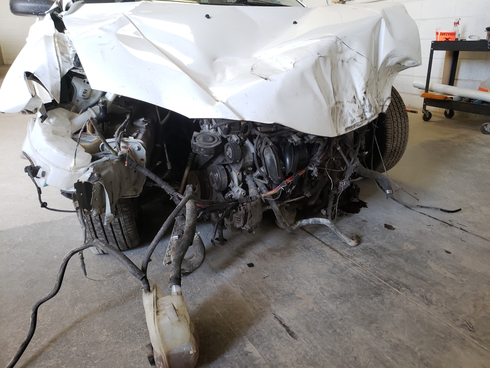 2009 Mazda 3 VIN JM1BK323091190854 Copart auction photo, front end / frame damage damage thumbnail 9