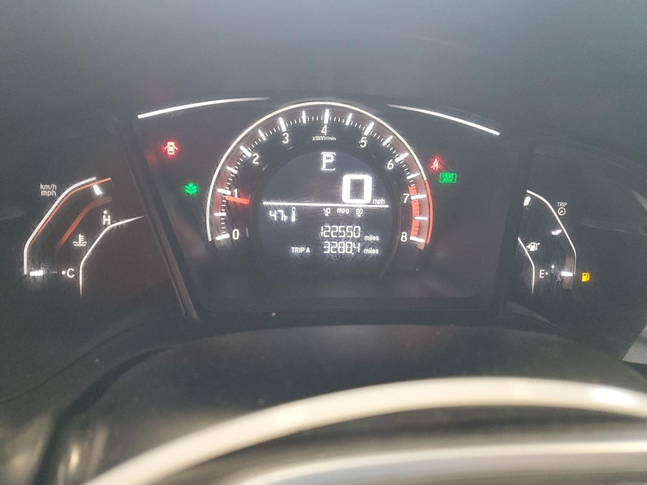 2016 Honda Civic VIN 19XFC2F5XGE097029 Copart auction photo, rear end damage thumbnail 9