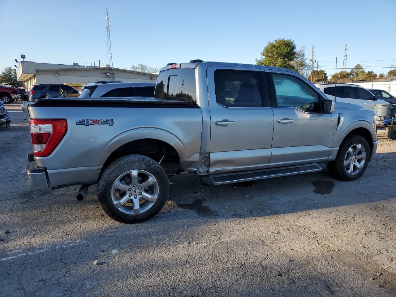 2022 Ford F-150 VIN 1FTFW1E81NKF12021 Copart auction photo, side / rear end damage thumbnail 3