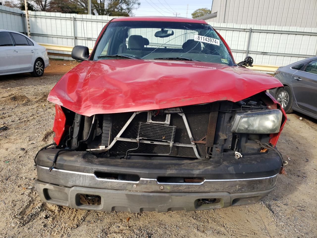 2003 Chevrolet Silverado VIN 1GCEK19V33Z297804 Copart auction photo, all over damage thumbnail 5