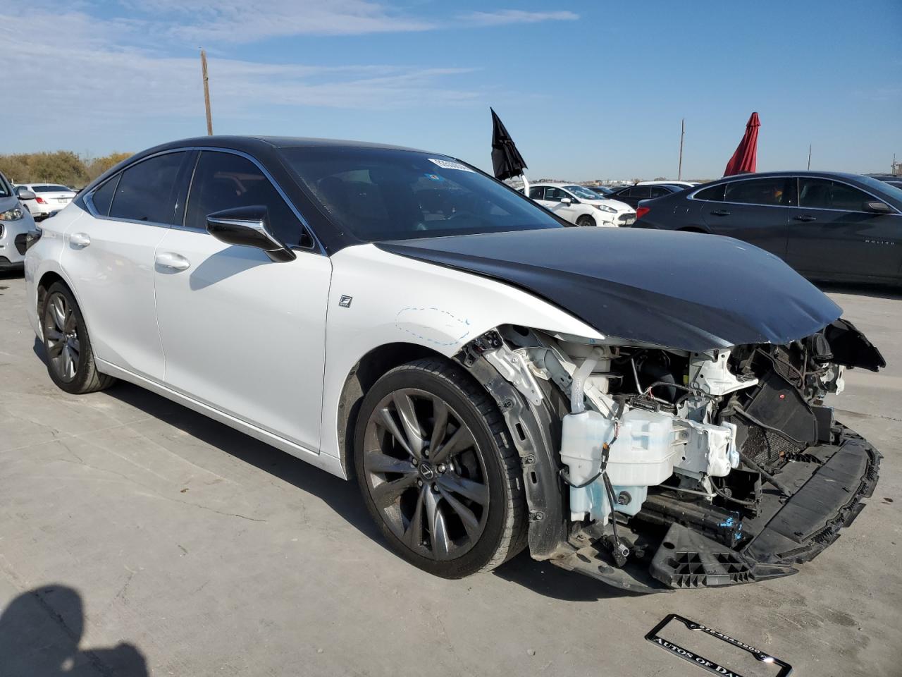 2020 Lexus ES VIN 58AGZ1B15LU078792 Copart auction photo, front end damage thumbnail 4