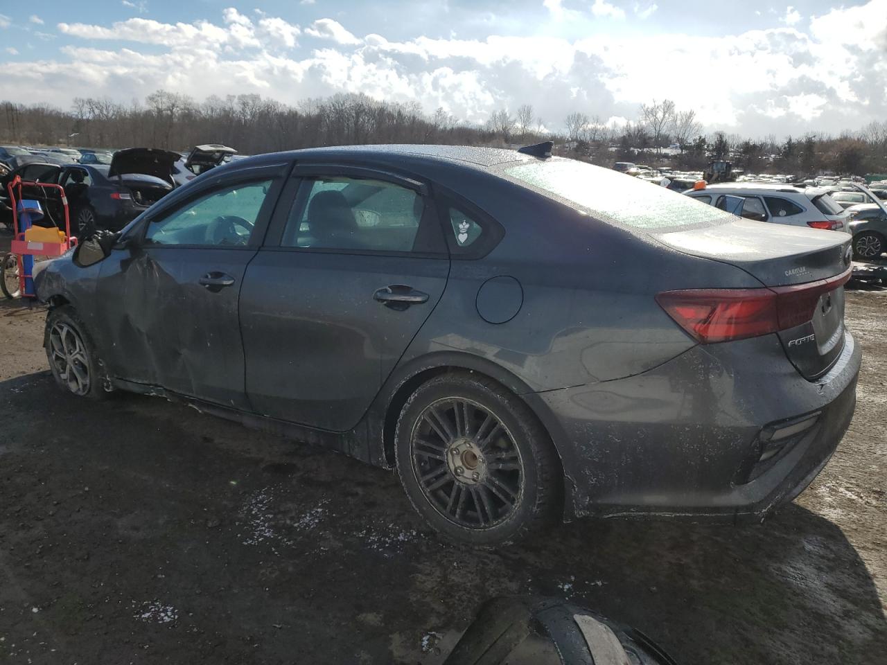 2019 KIA Forte VIN 3KPF24AD7KE117131 Copart auction photo, front end / side damage thumbnail 2
