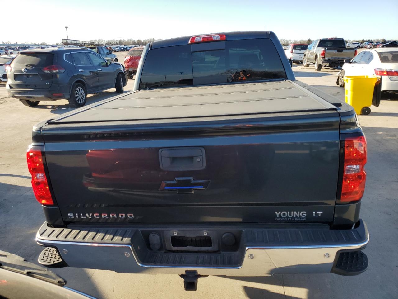 2017 Chevrolet Silverado VIN 3GCPCREC1HG451216 Copart auction photo, front end / hail damage thumbnail 6
