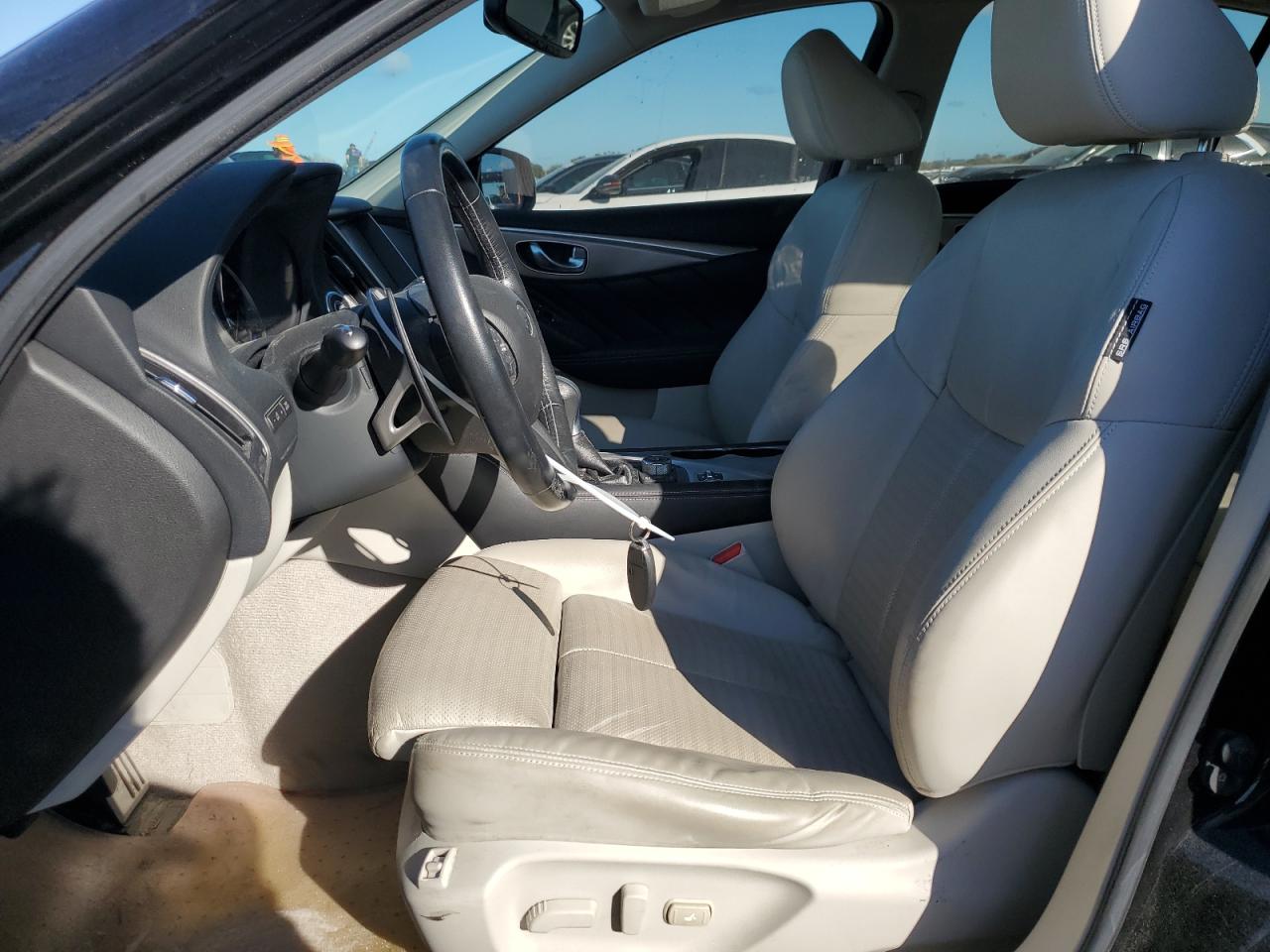 2015 Infiniti Q50 VIN JN1BV7AP9FM331372 Copart auction photo, front end / rear end damage thumbnail 7