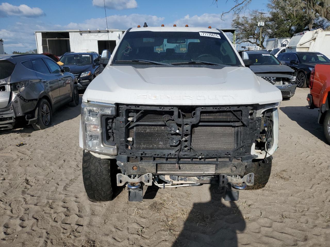 2019 Ford F250 VIN 1FT7W2BT6KED60847 Copart auction photo, front end damage thumbnail 5