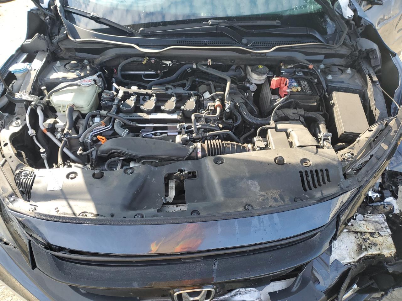 2019 Honda Civic VIN 19XFC1F36KE216535 Copart auction photo, side / front end damage thumbnail 12