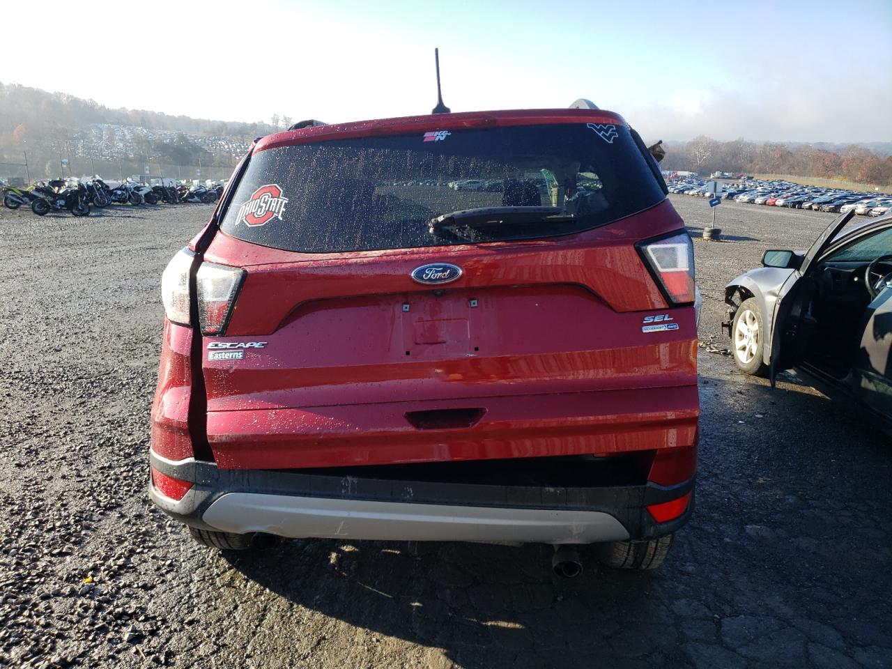 2018 Ford Escape VIN 1FMCU9HD5JUB26826 Copart auction photo, rollover damage thumbnail 6