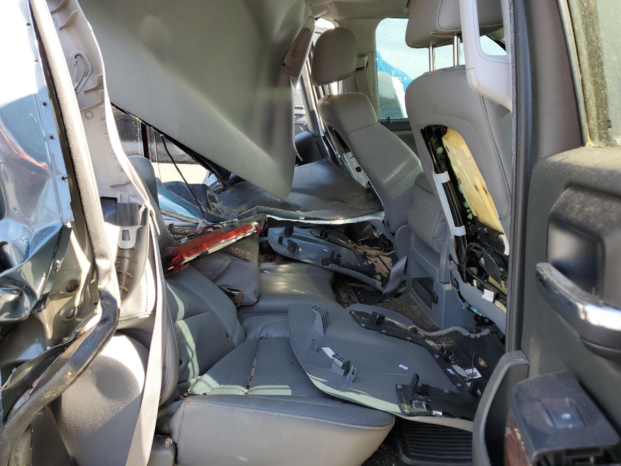 2014 GMC Sierra VIN 3GTP1VEC8EG480044 Copart auction photo, top/roof damage thumbnail 10
