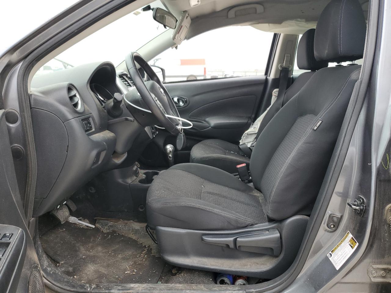2019 Nissan Versa VIN 3N1CN7AP0KL823569 Copart auction photo, side damage thumbnail 7