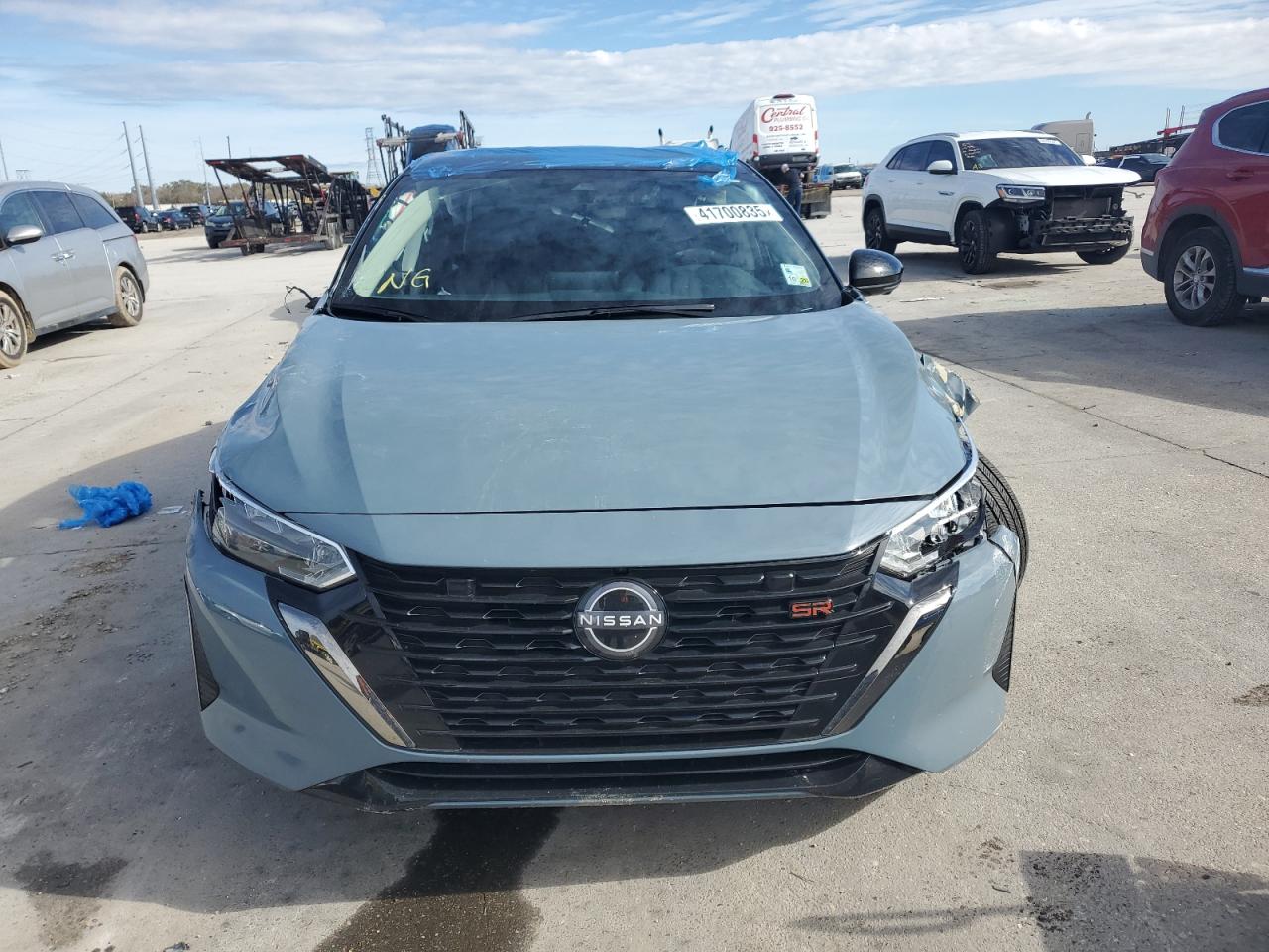 2024 Nissan Sentra VIN 3N1AB8DV8RY370864 Copart auction photo, front end / side damage thumbnail 5