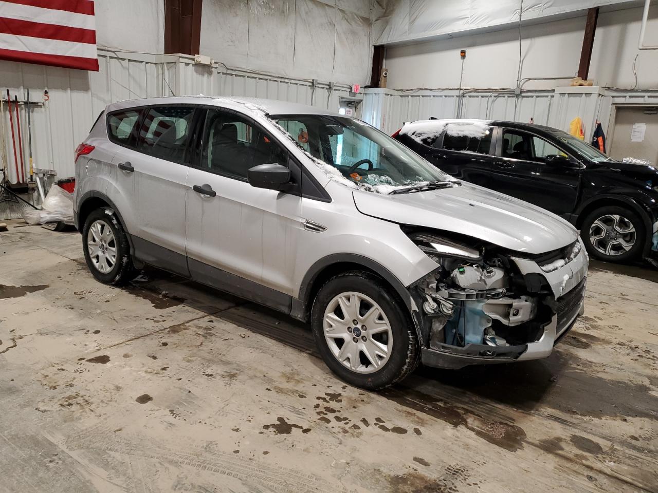 2016 Ford Escape VIN 1FMCU0F78GUA36703 Copart auction photo, front end damage thumbnail 4