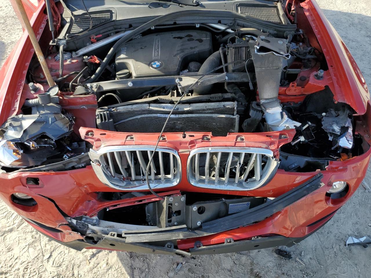 2017 BMW X3 VIN 5UXWZ7C53H0V85649 Copart auction photo, front end damage thumbnail 12