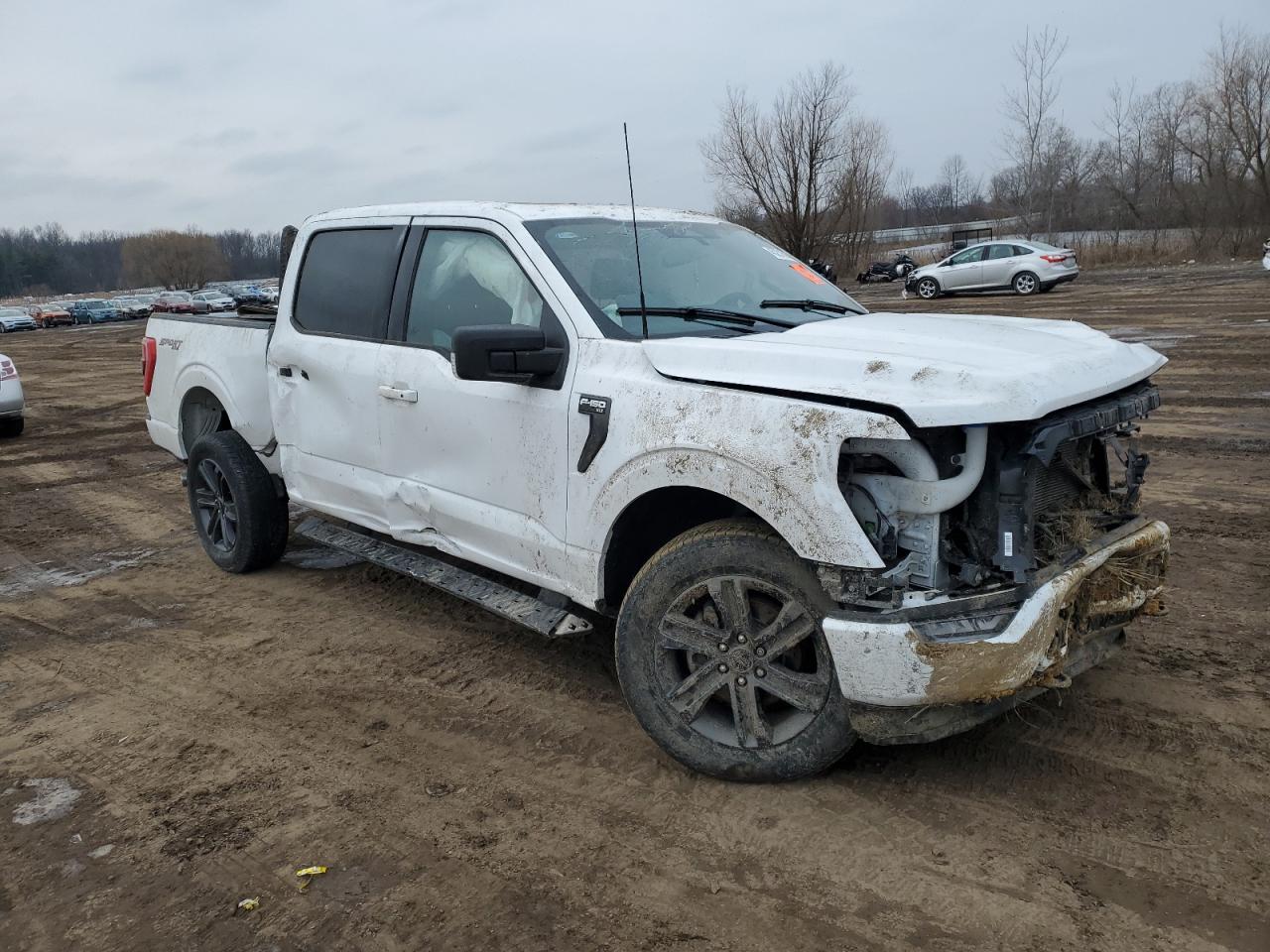 2023 Ford F-150 VIN 1FTEW1EP3PKE11553 Copart auction photo, rollover damage thumbnail 4
