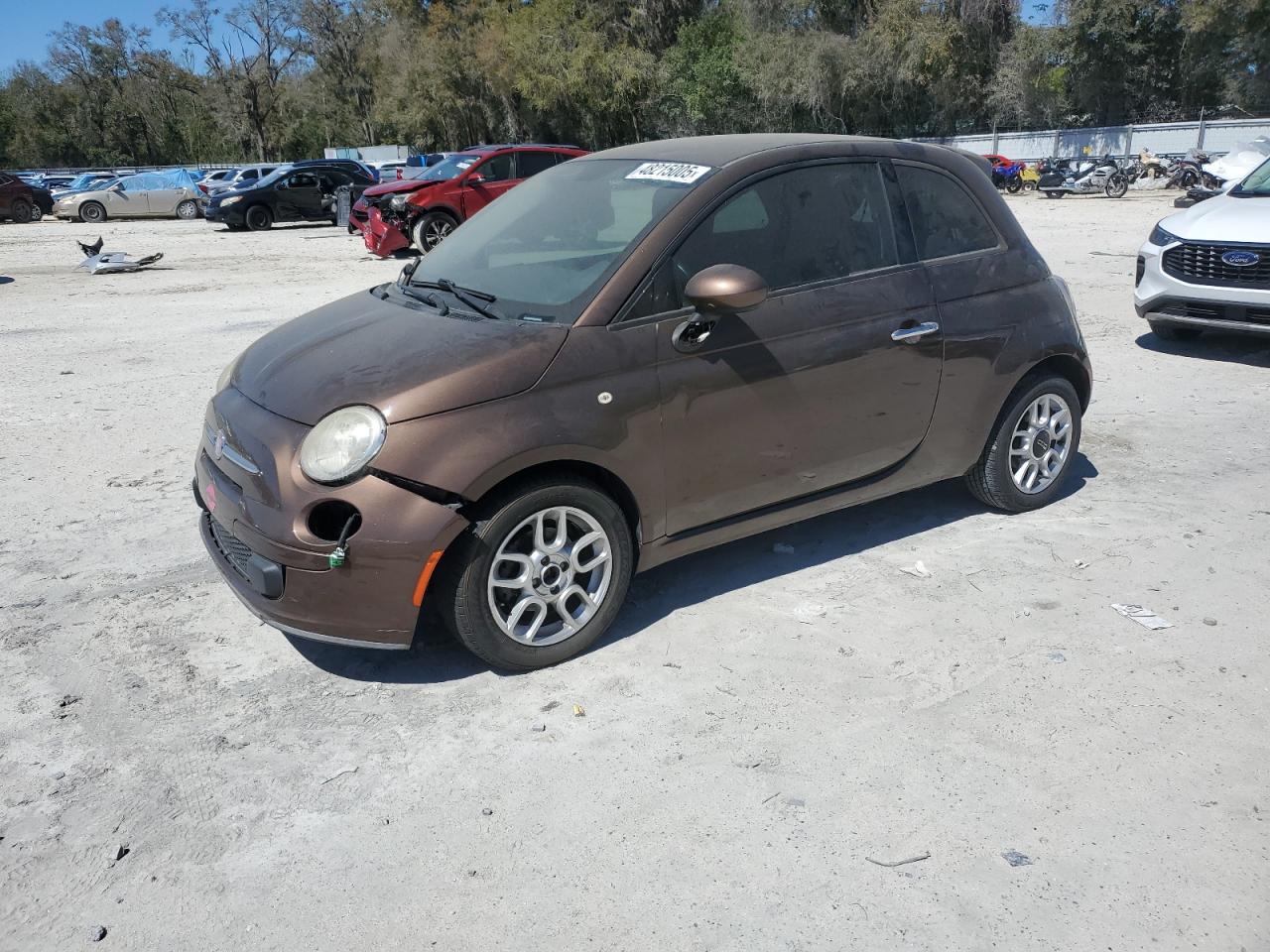 2015 Fiat 500 VIN 3C3CFFAR8FT550087