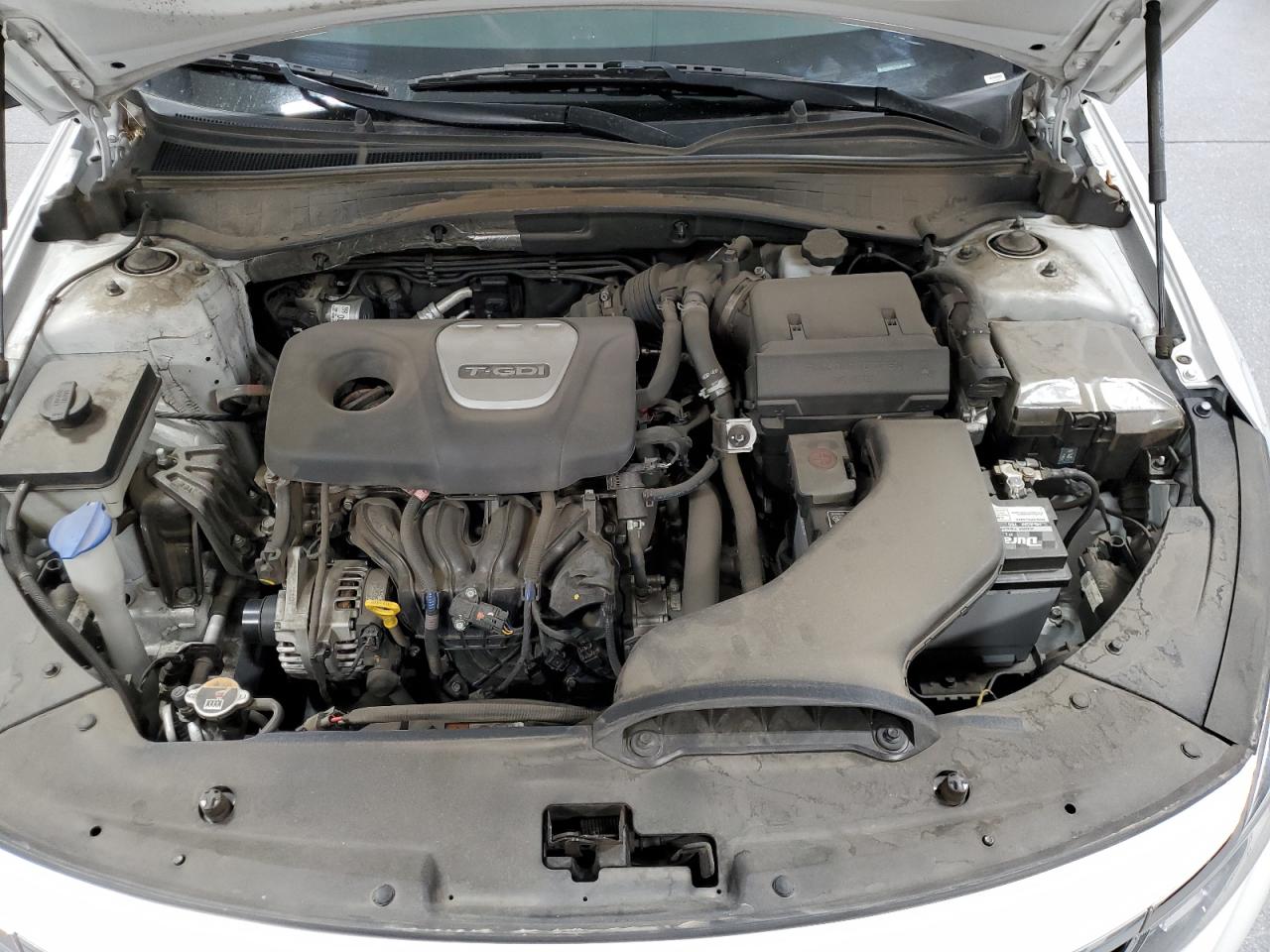 2020 KIA Optima VIN 5XXGU4L11LG414129 Copart auction photo, rear end damage thumbnail 11