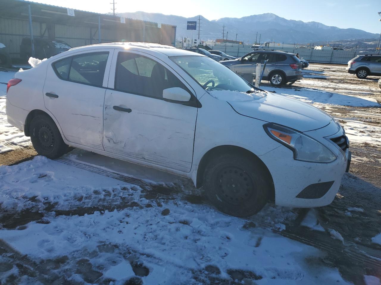 2016 Nissan Versa VIN 3N1CN7AP9GL904108 Copart auction photo, side damage thumbnail 4