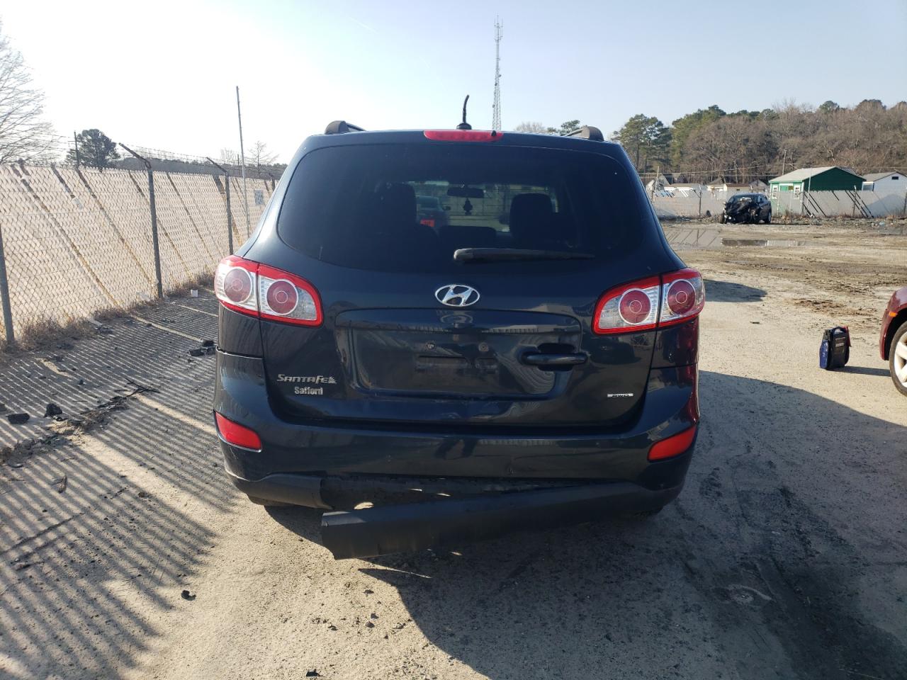2012 Hyundai Santa Fe VIN 5XYZGDAB3CG100036 Copart auction photo, rear end / side damage thumbnail 6