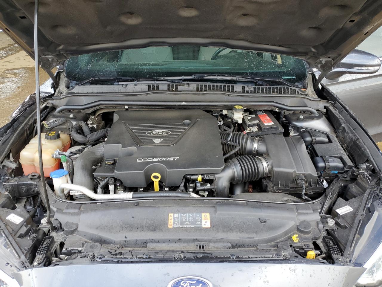 2018 Ford Fusion VIN 3FA6P0VP8JR204757 Copart auction photo, front end / undercarriage damage thumbnail 11