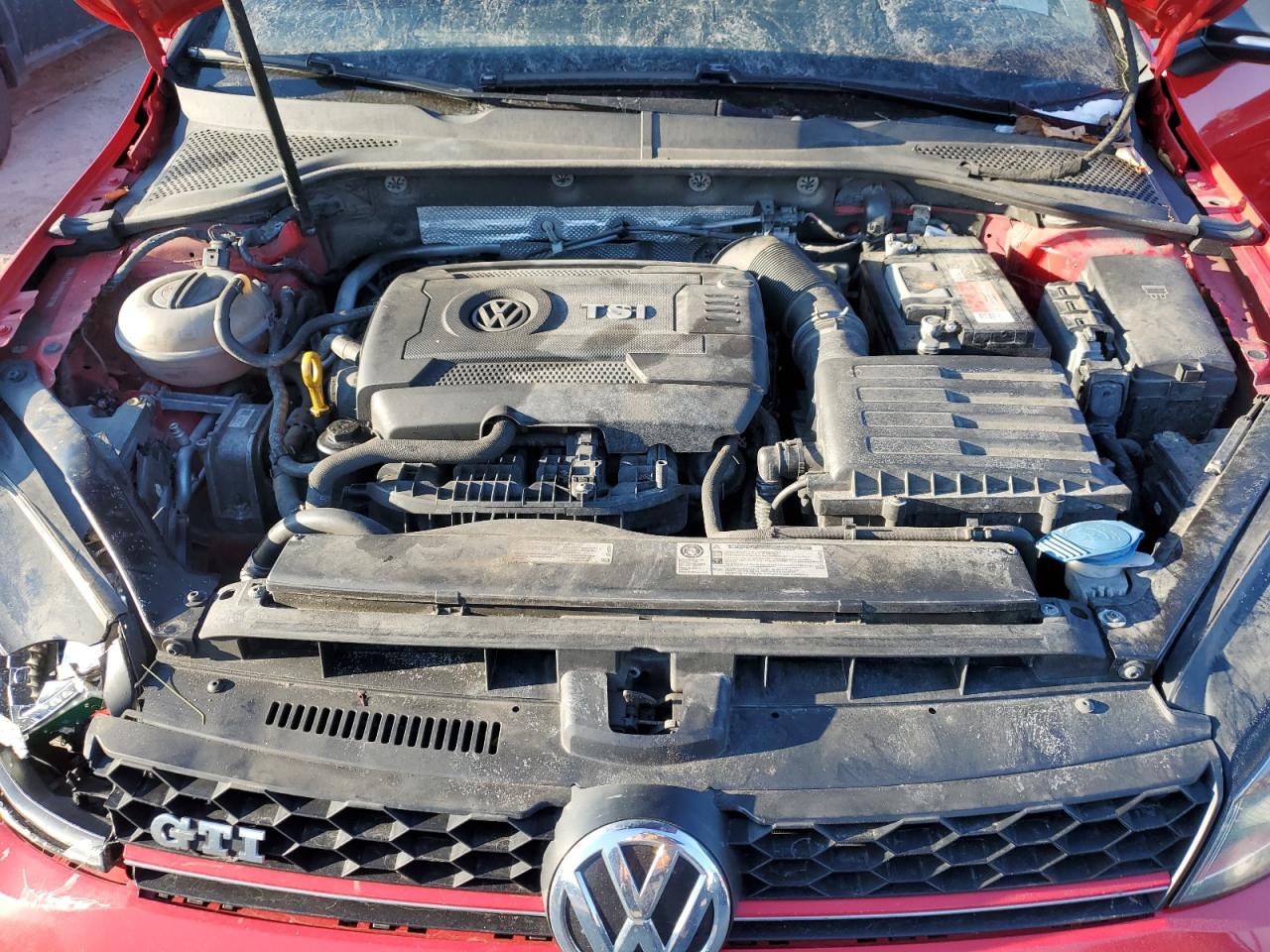 2015 Volkswagen GTI VIN 3VW4T7AU9FM038168 Copart auction photo, front end damage thumbnail 11