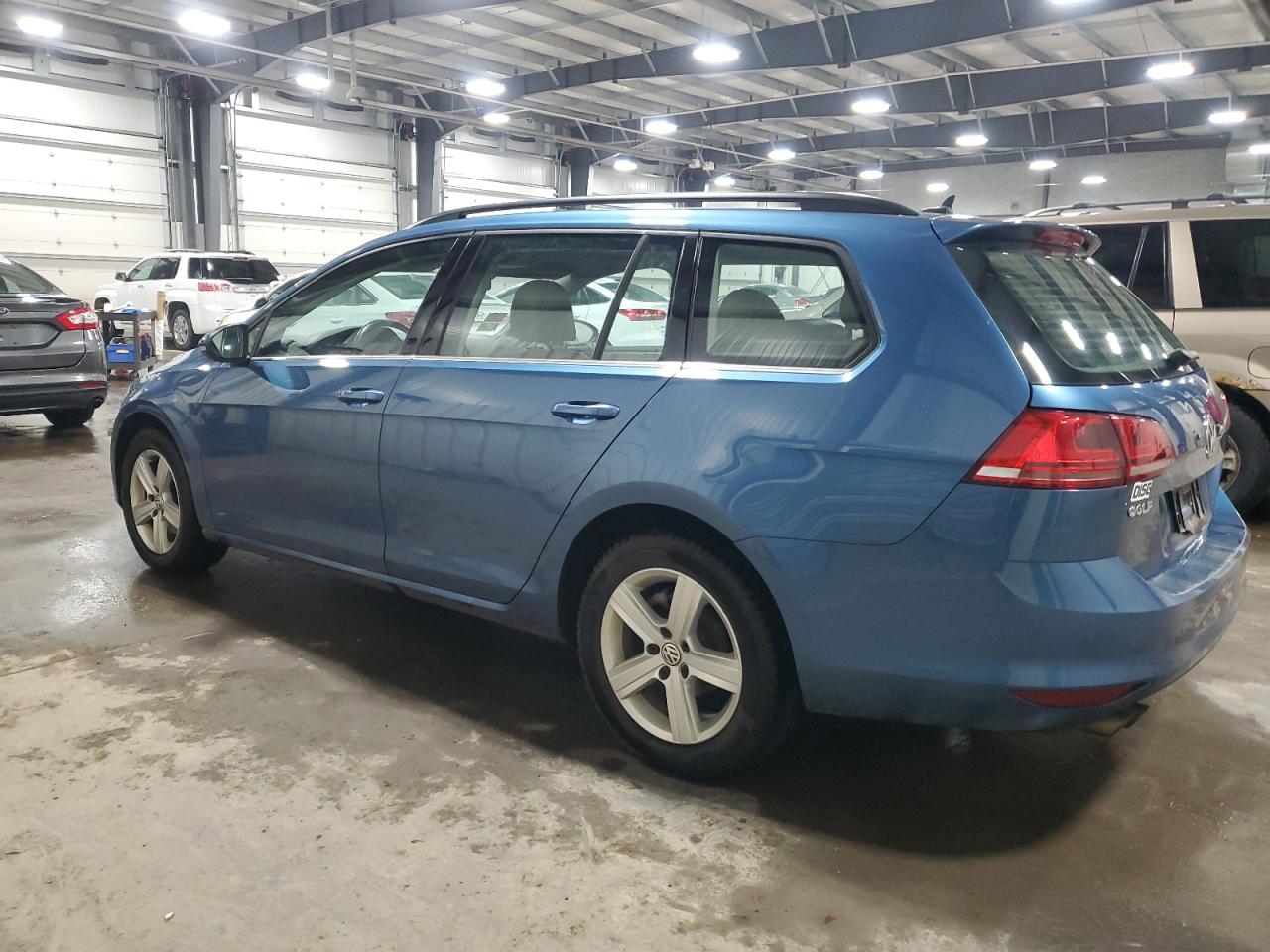 2015 Volkswagen Golf VIN 3VWFA7AU8FM506812 Copart auction photo, front end / side damage thumbnail 2
