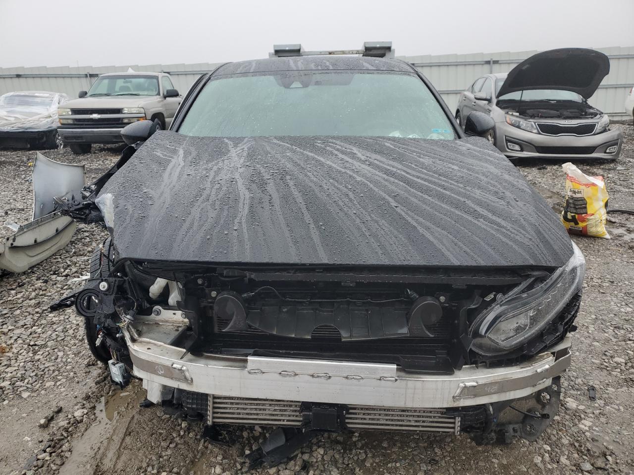 2019 Honda Accord VIN 1HGCV1F39KA074196 Copart auction photo, front end / minor dent/scratches damage thumbnail 5