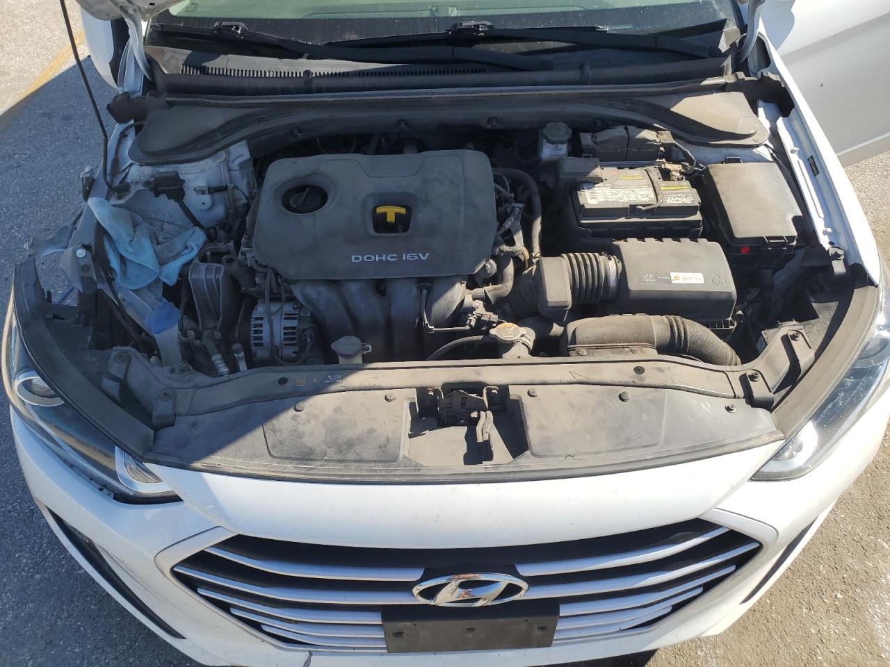 2018 Hyundai Elantra VIN 5NPD84LF5JH351721 Copart auction photo, front end / hail damage thumbnail 13
