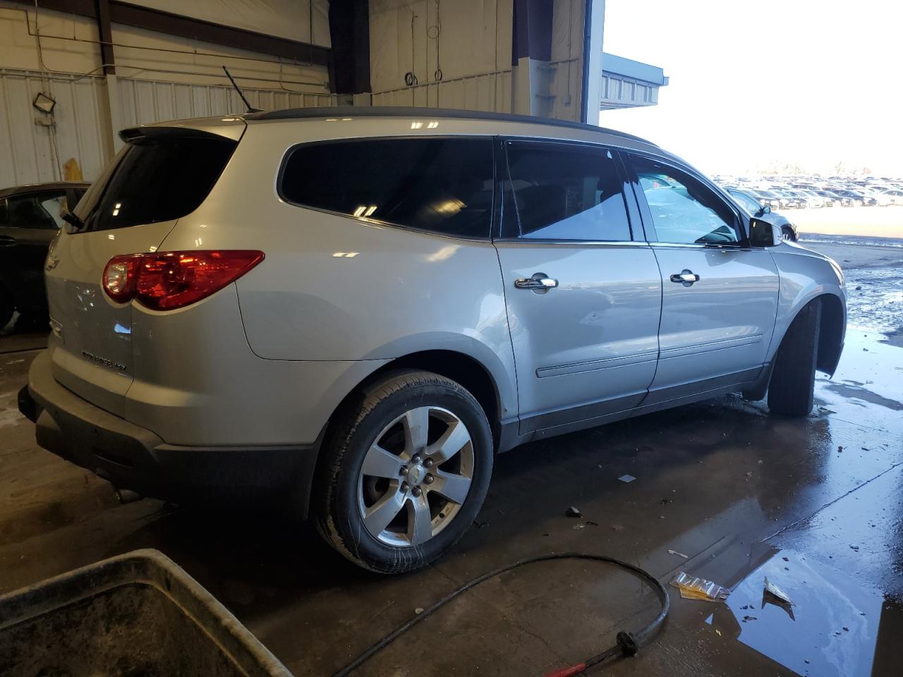 2011 Chevrolet Traverse VIN 1GNKVLED5BJ110148 Copart auction photo, undercarriage / front end damage thumbnail 3