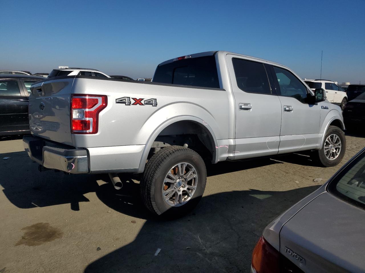 2019 Ford F-150 VIN 1FTEW1E53KKC40133 Copart auction photo, front end damage thumbnail 3