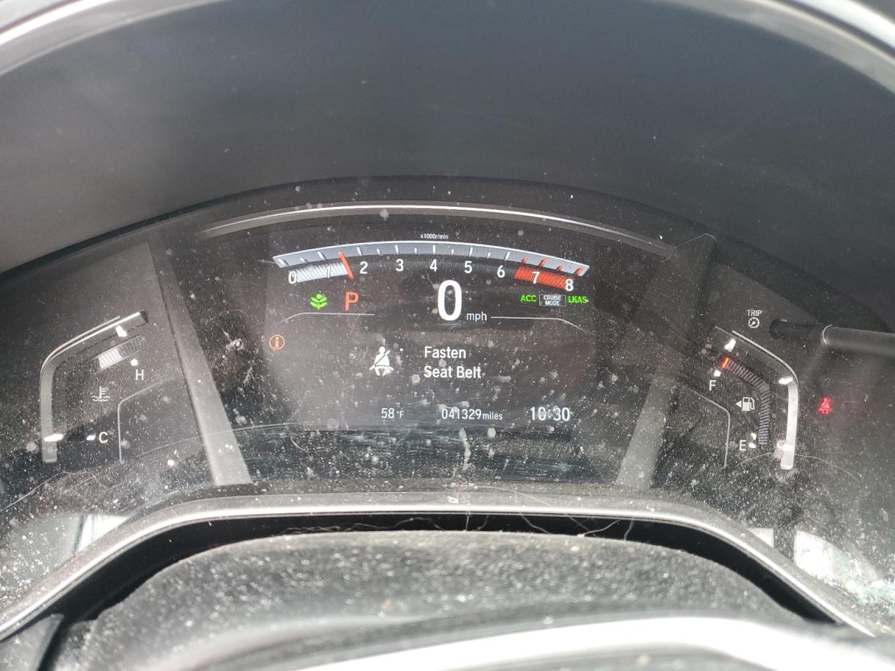 2020 Honda CR-V VIN 2HKRW1H88LH409876 Copart auction photo, top/roof damage thumbnail 9