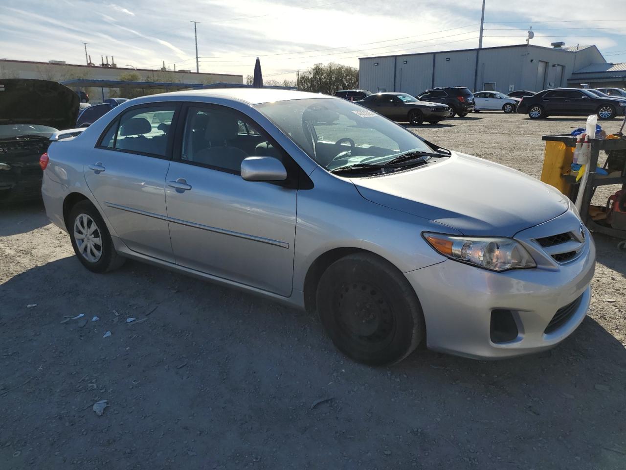 2011 Toyota Corolla VIN 2T1BU4EE5BC754402 Copart auction photo, side / front end damage thumbnail 4