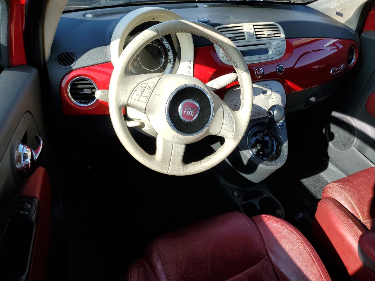 2012 Fiat 500 VIN 3C3CFFER6CT123111 Copart auction photo, burn - engine damage thumbnail 8
