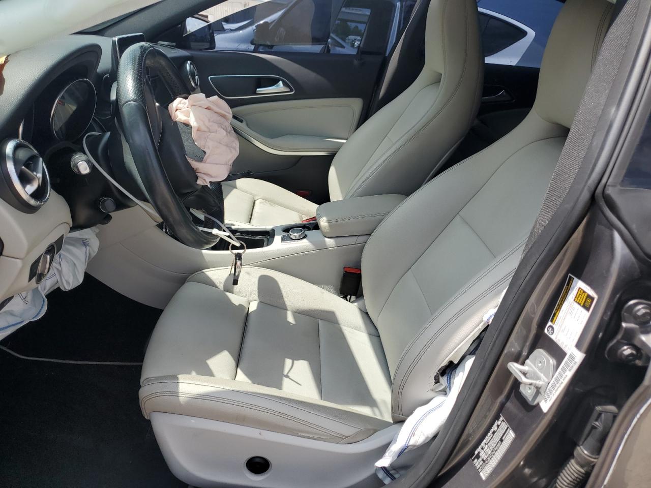 2016 Mercedes-Benz CLA-klasse VIN WDDSJ4GB4GN298589 Copart auction photo, front end / side damage thumbnail 7