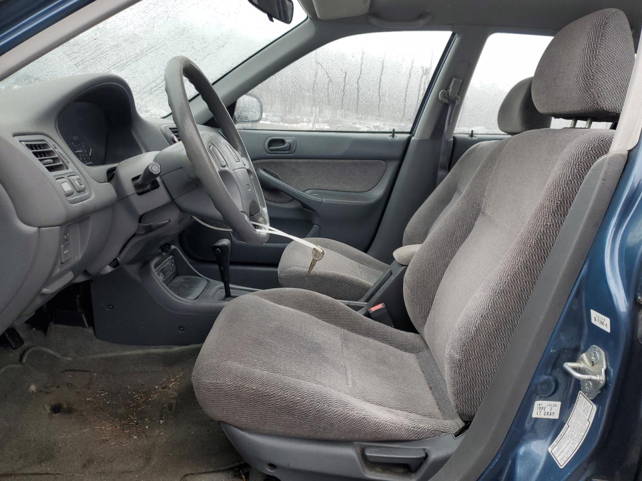 1997 Honda Civic VIN 2HGEJ6678VH521045 Copart auction photo, rear end / front end damage thumbnail 7
