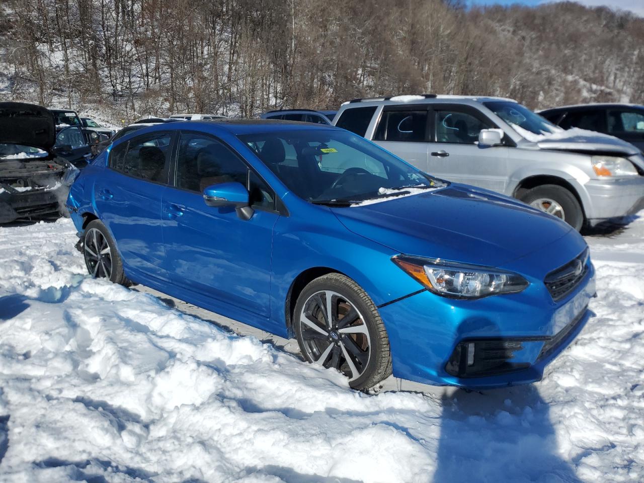 2021 Subaru Impreza VIN 4S3GKAM66M3600541 Copart auction photo, rear end damage thumbnail 4