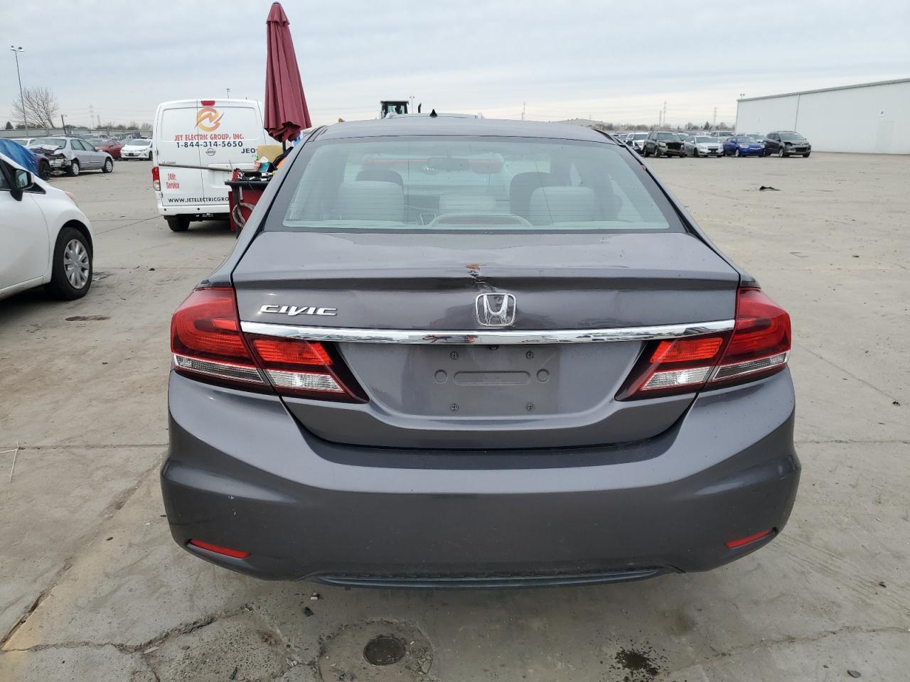 2015 Honda Civic VIN 19XFB2F54FE287409 Copart auction photo, front end damage thumbnail 6