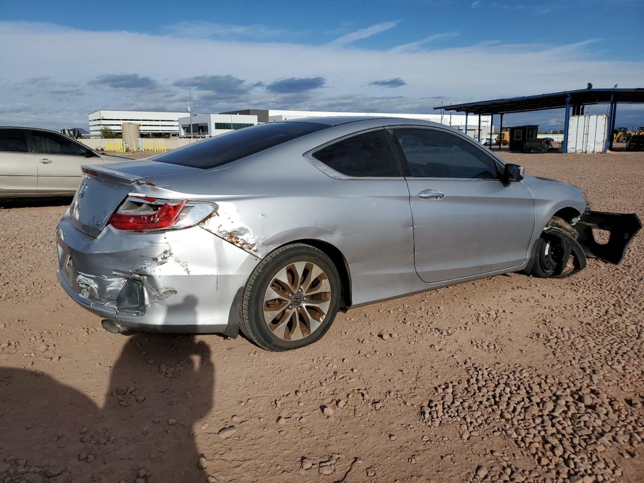 2013 Honda Accord VIN 1HGCT1B37DA022953 Copart auction photo, front end / rear end damage thumbnail 3