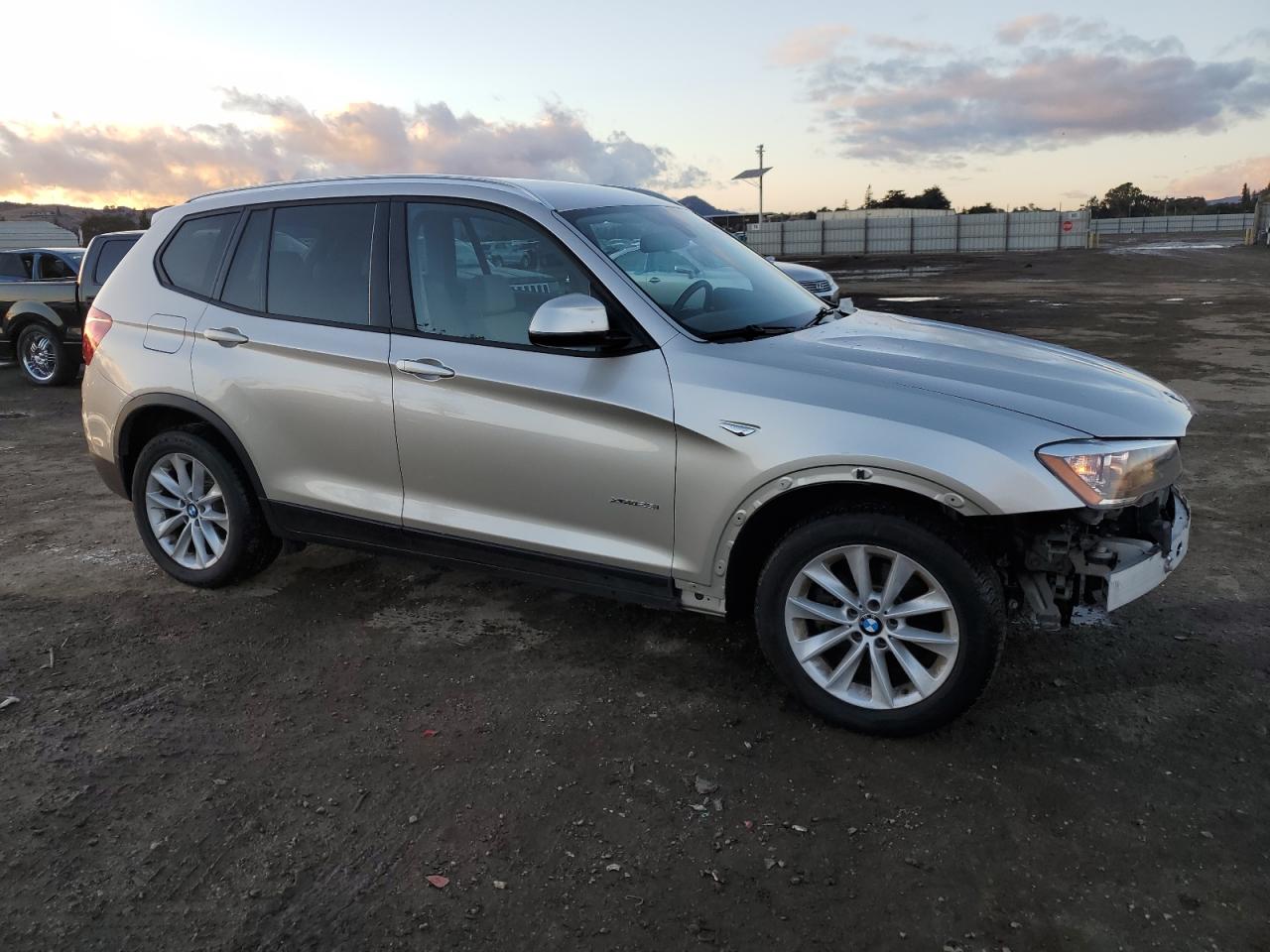 2016 BMW X3 VIN 5UXWX9C55G0D82474 Copart auction photo, front end damage thumbnail 4